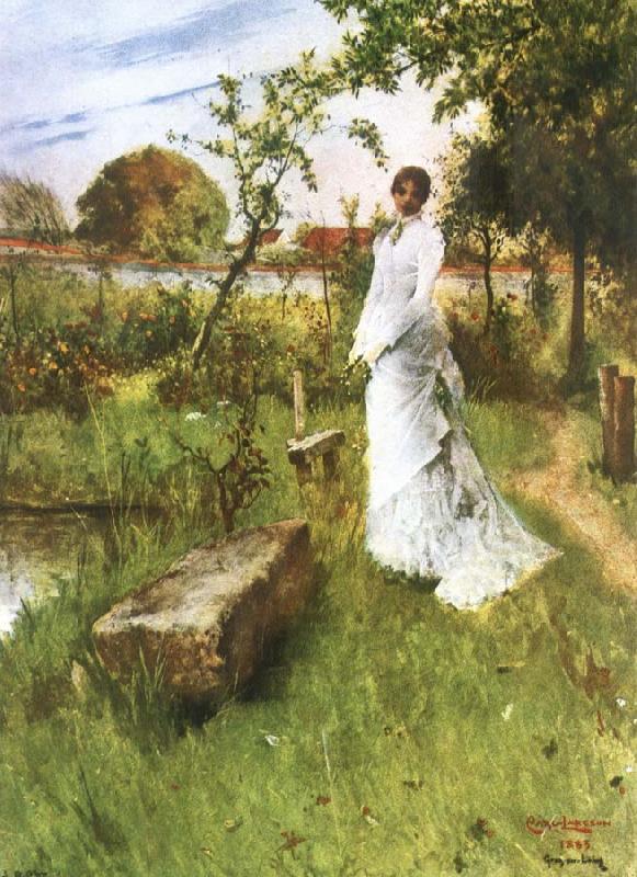 Carl Larsson The Bride oil painting picture